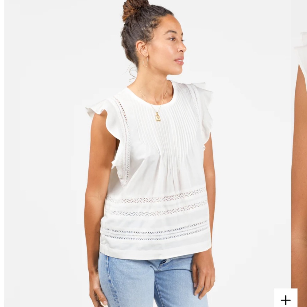 NWT Outerknown Devin Top - Salt, XS/Small